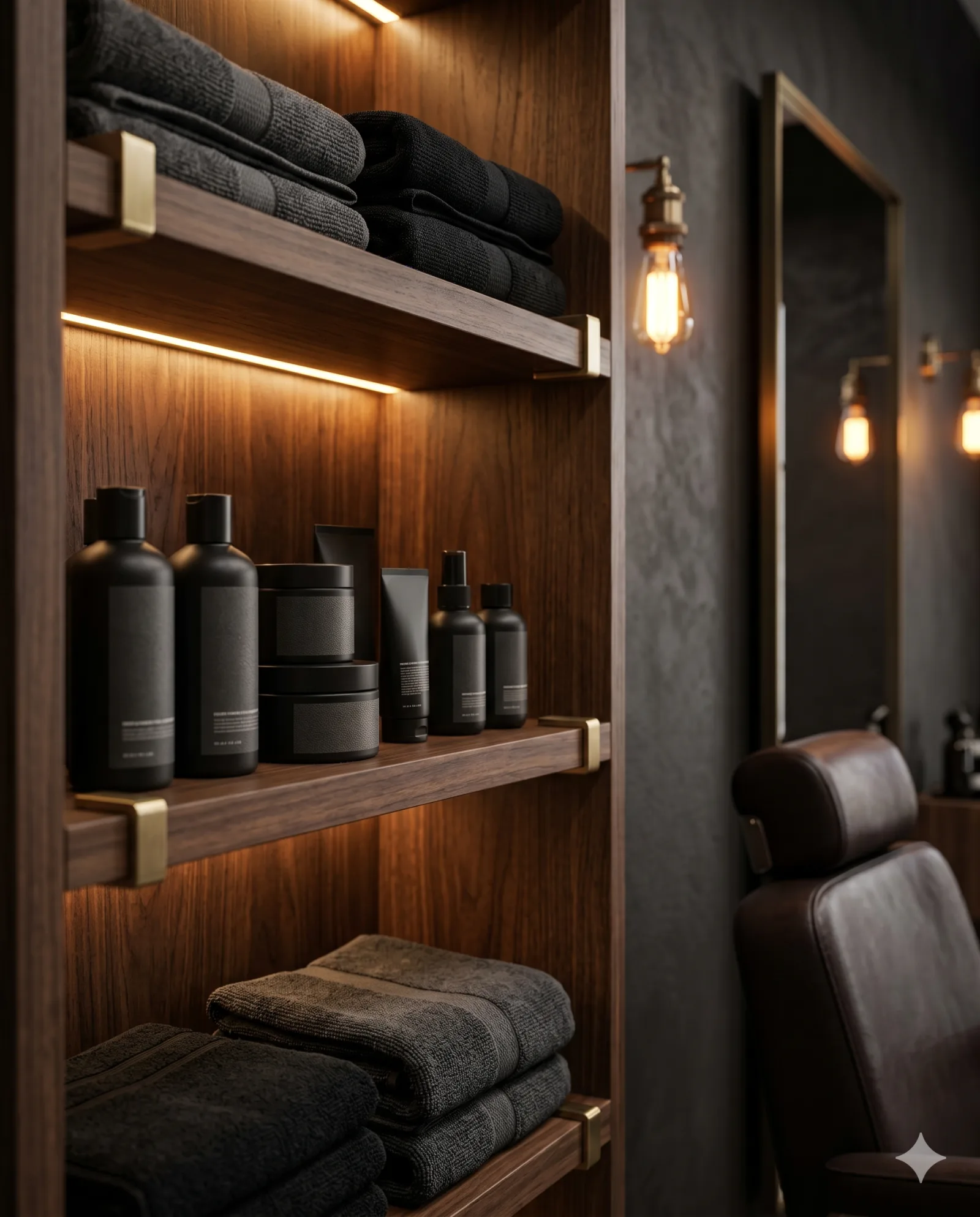 Interiér barbershopu