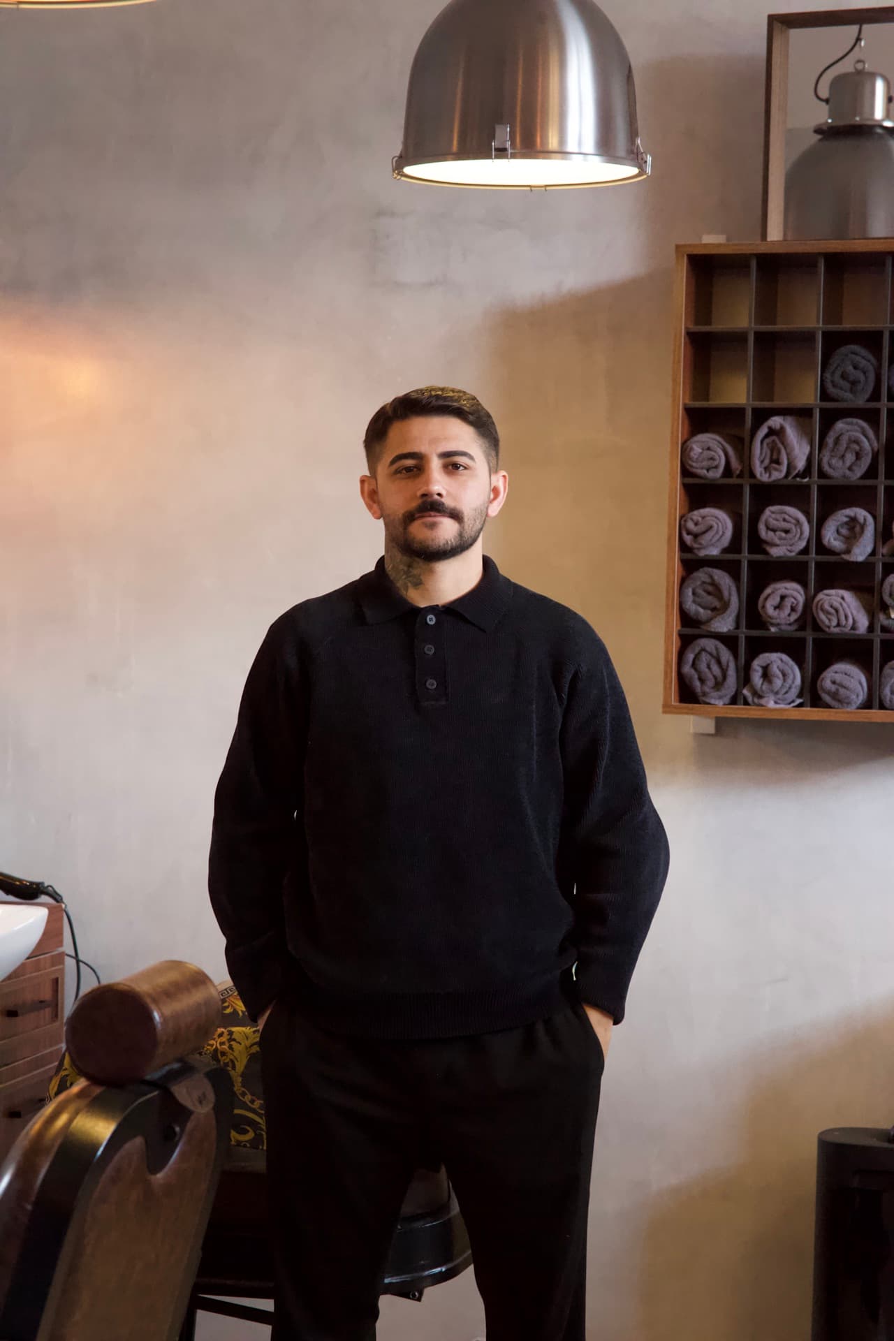 Šahin — barber JZP Barbershop Praha