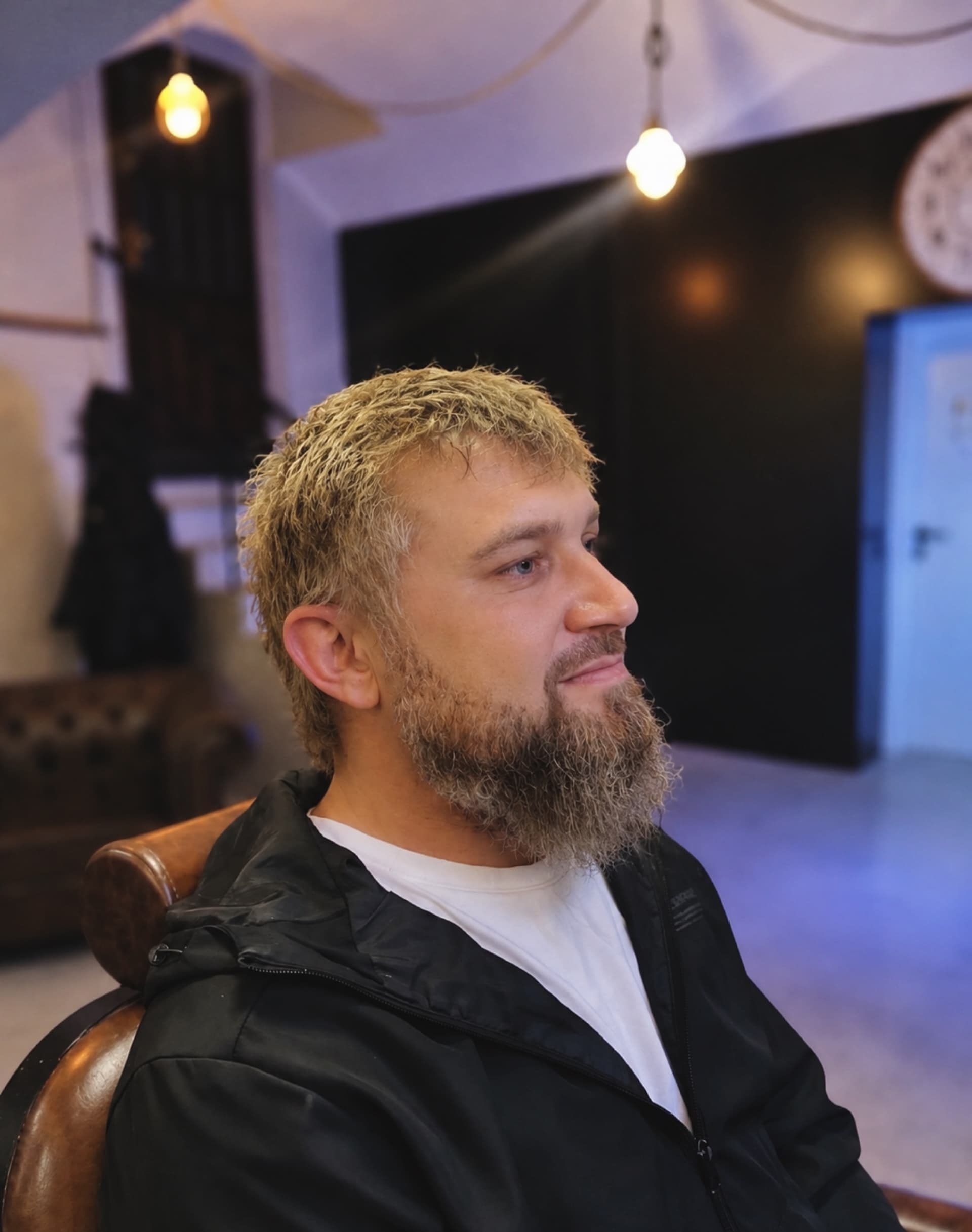 Před úpravou vousů