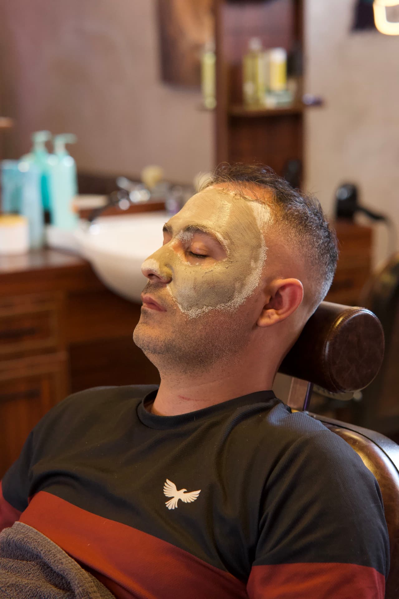 Pleťová maska — JZP Barbershop Praha
