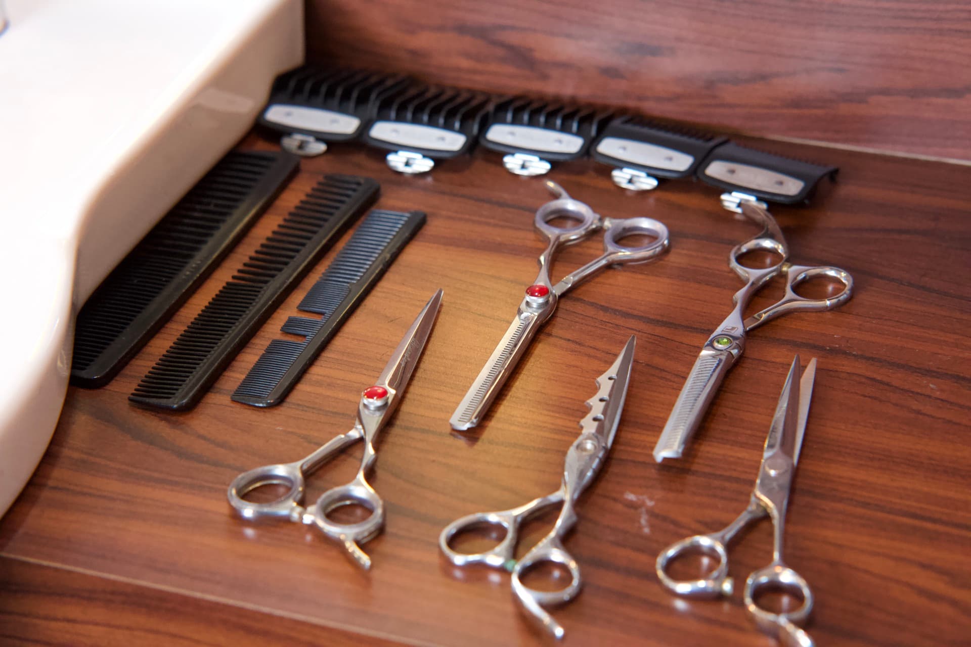 Interiér JZP Barbershop Praha