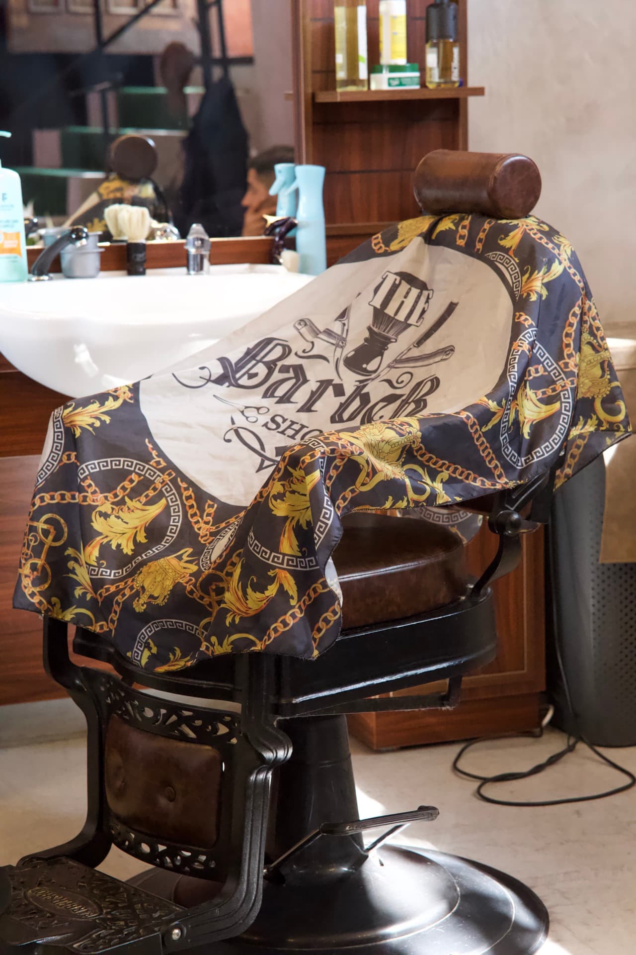 Interiér JZP Barbershop Praha