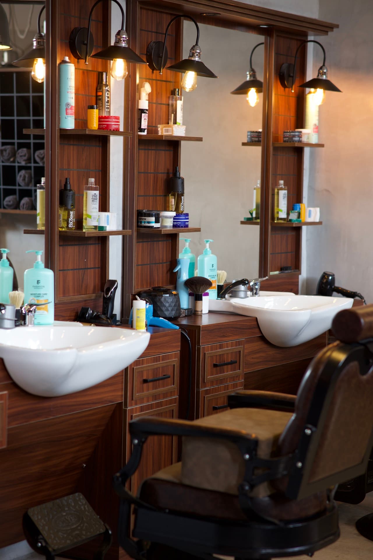 Interiér JZP Barbershop Praha