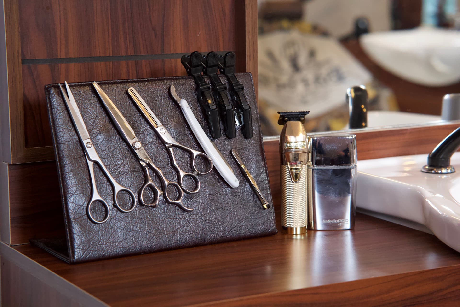 Interiér JZP Barbershop Praha